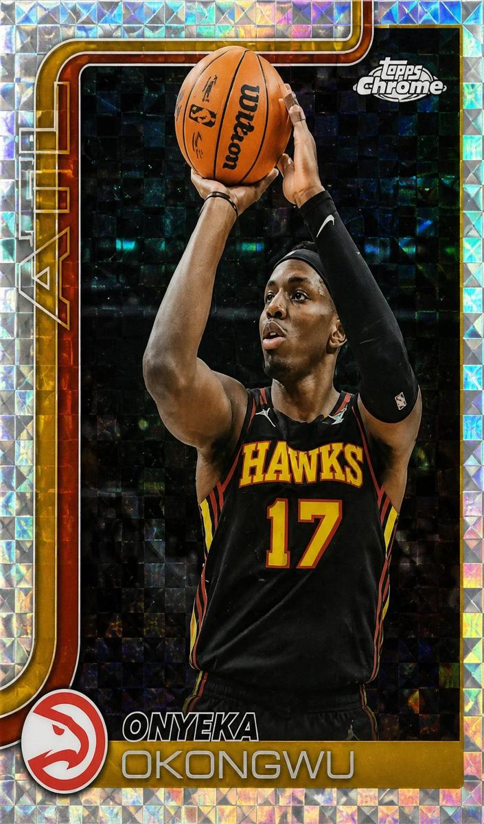 Onyeka Okongwu 2025-26 Topps Chrome Basketball card