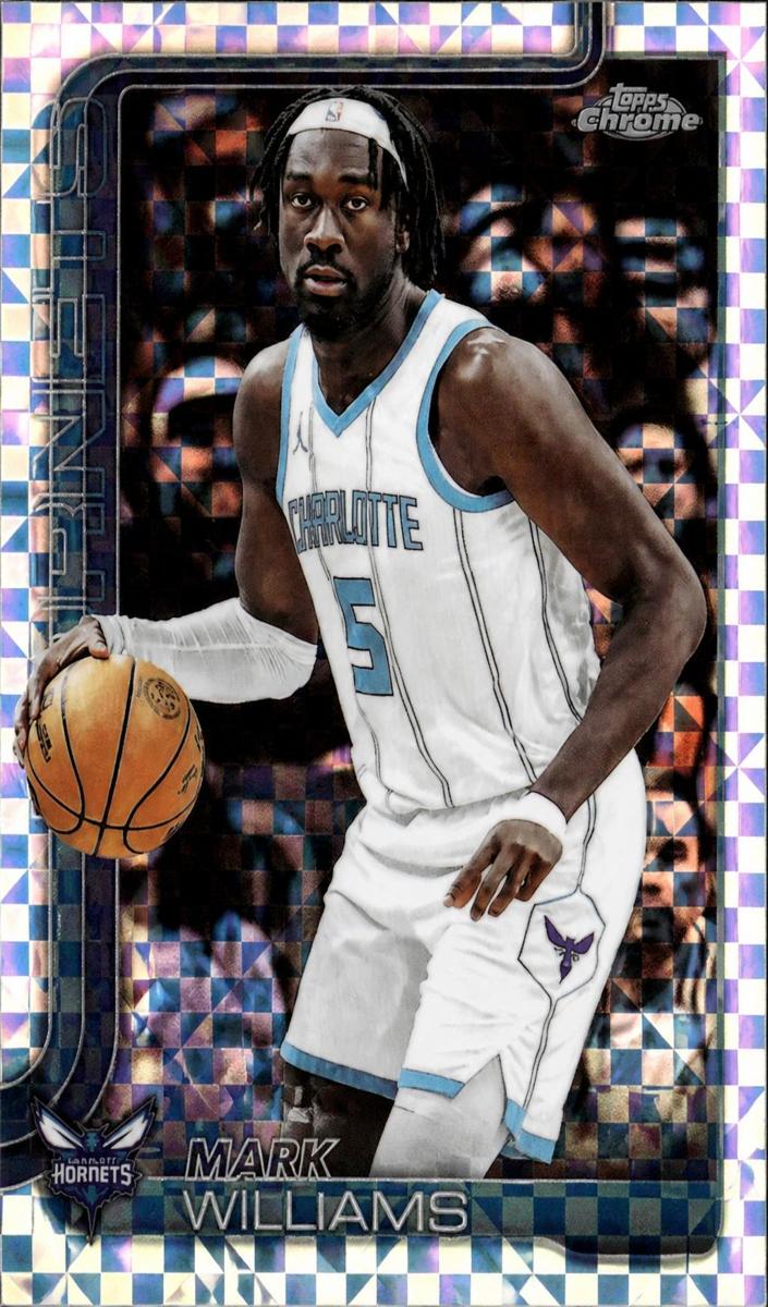 Mark Williams 2025-26 Topps Chrome Basketball card