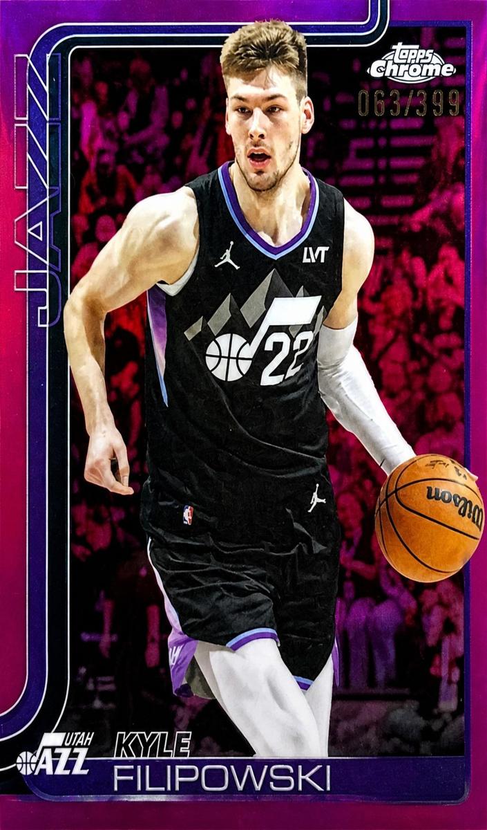 Kyle Filipowski 2025-26 Topps Chrome Basketball card