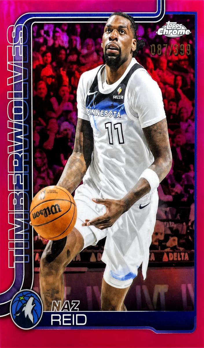 Naz Reid 2025-26 Topps Chrome Basketball card
