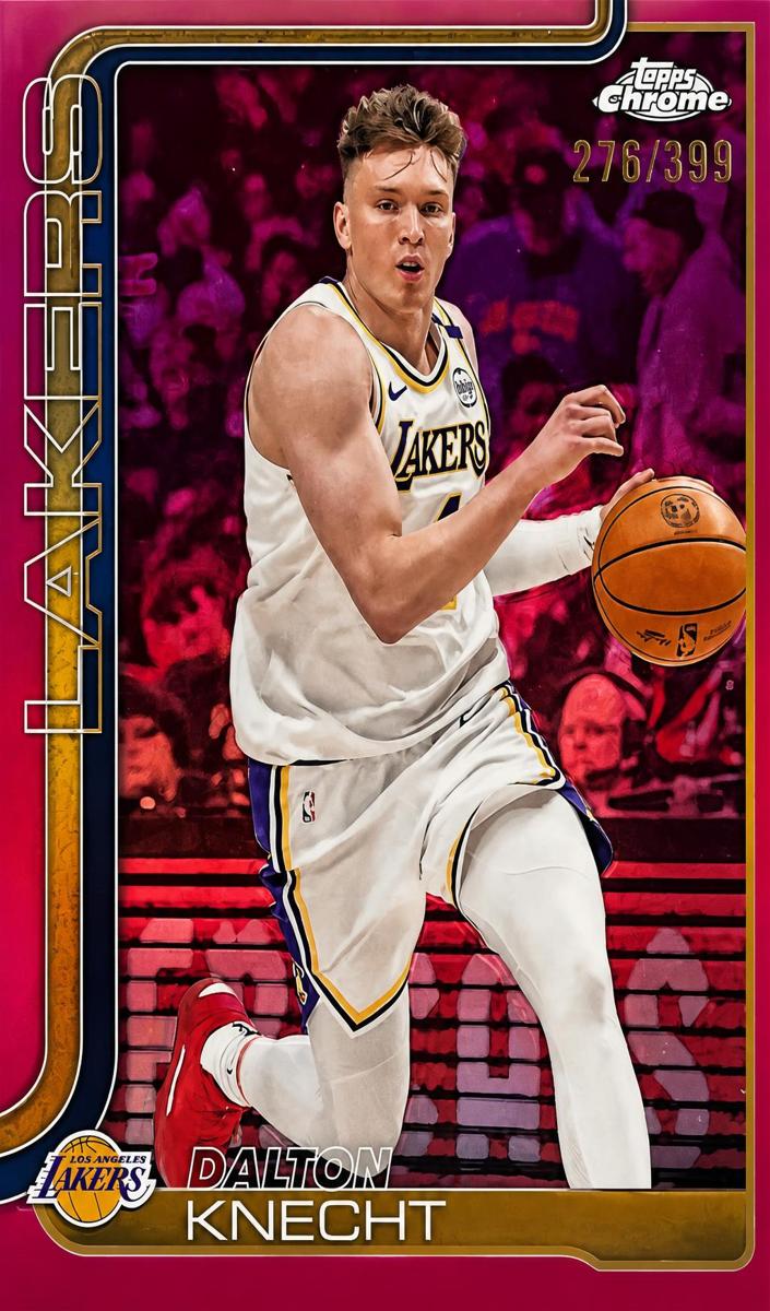 Dalton Knecht 2025-26 Topps Chrome Basketball card