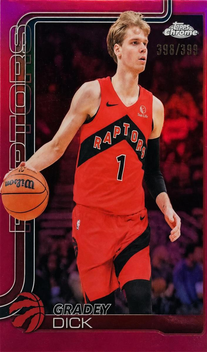 Gradey Dick 2025-26 Topps Chrome Basketball card
