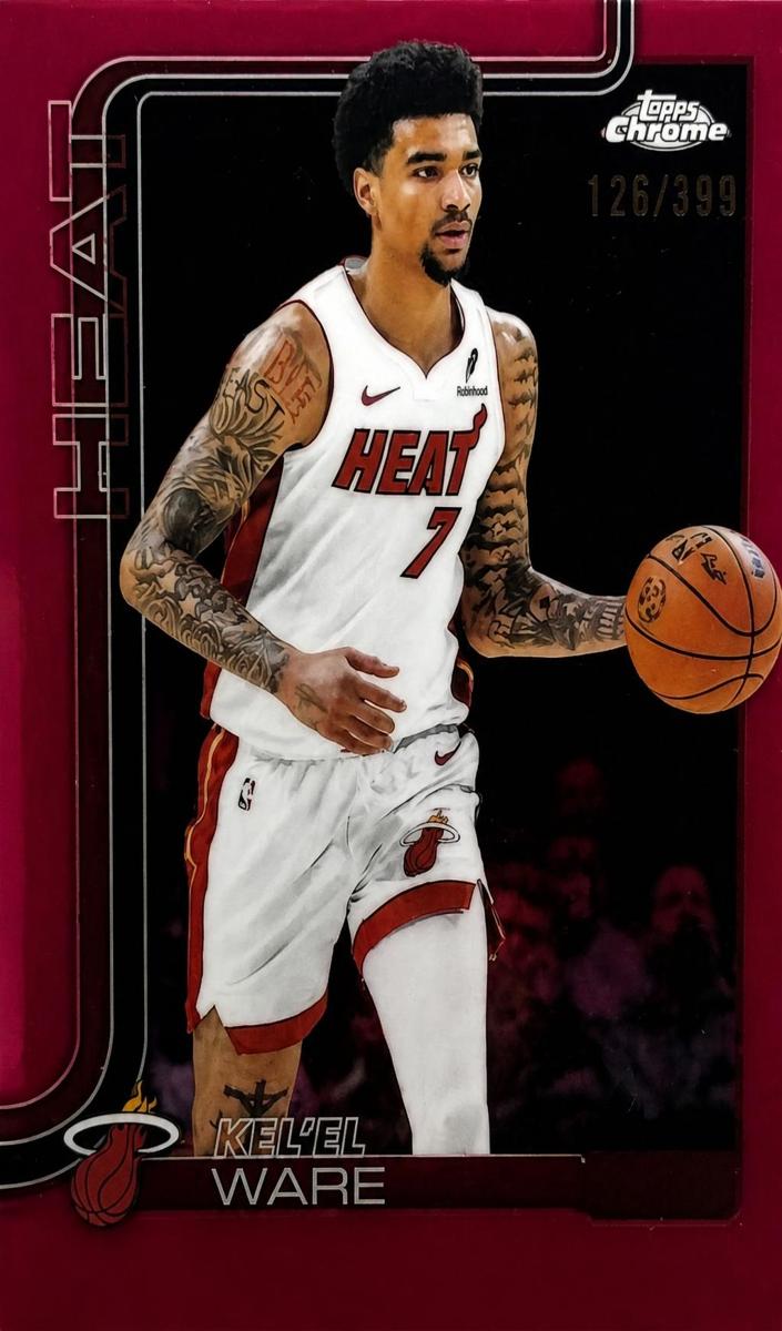 Kel'el Ware 2025-26 Topps Chrome Basketball card