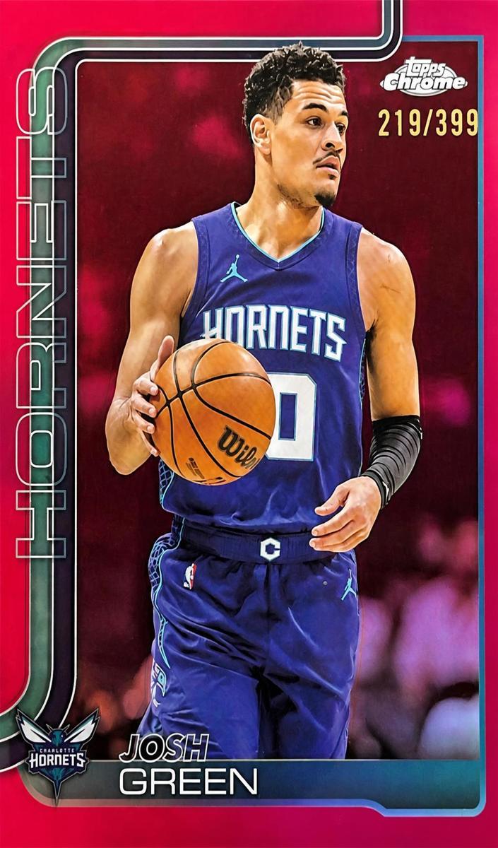 Josh Green 2025-26 Topps Chrome Basketball card