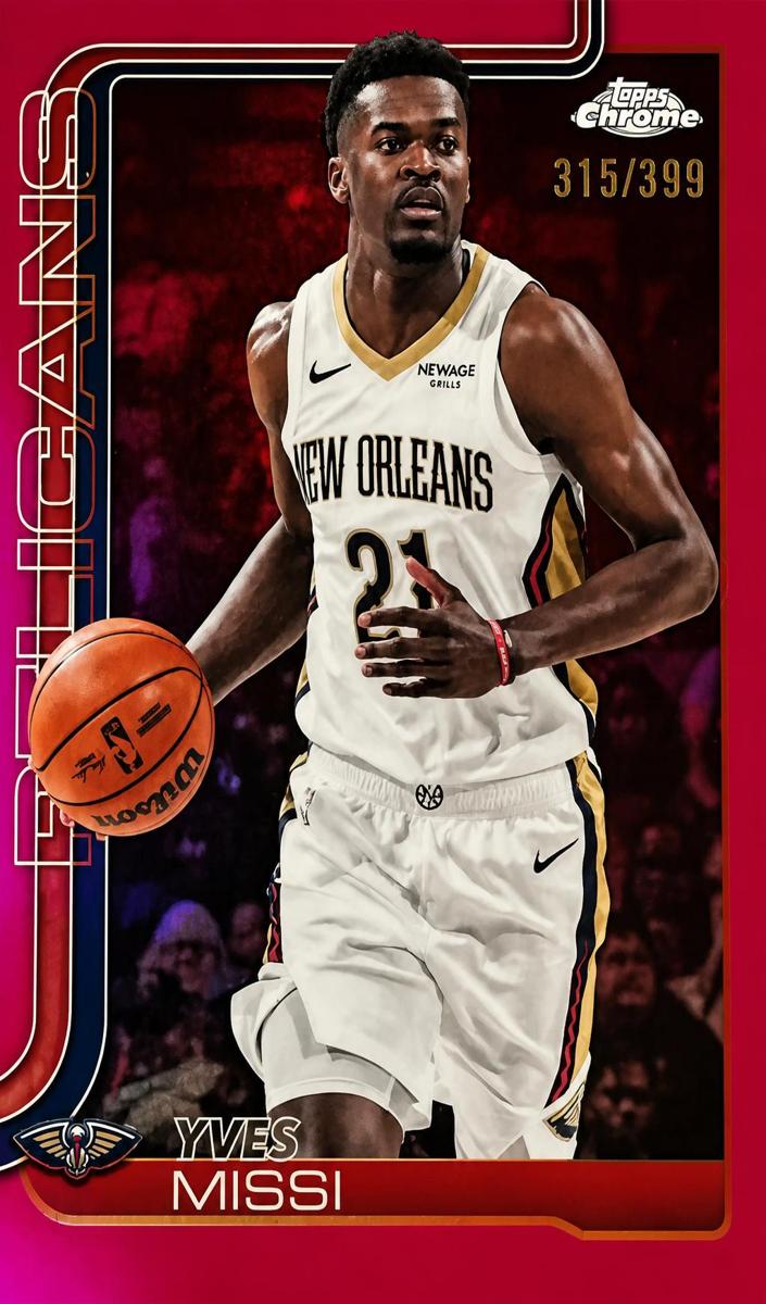 Yves Missi 2025-26 Topps Chrome Basketball card