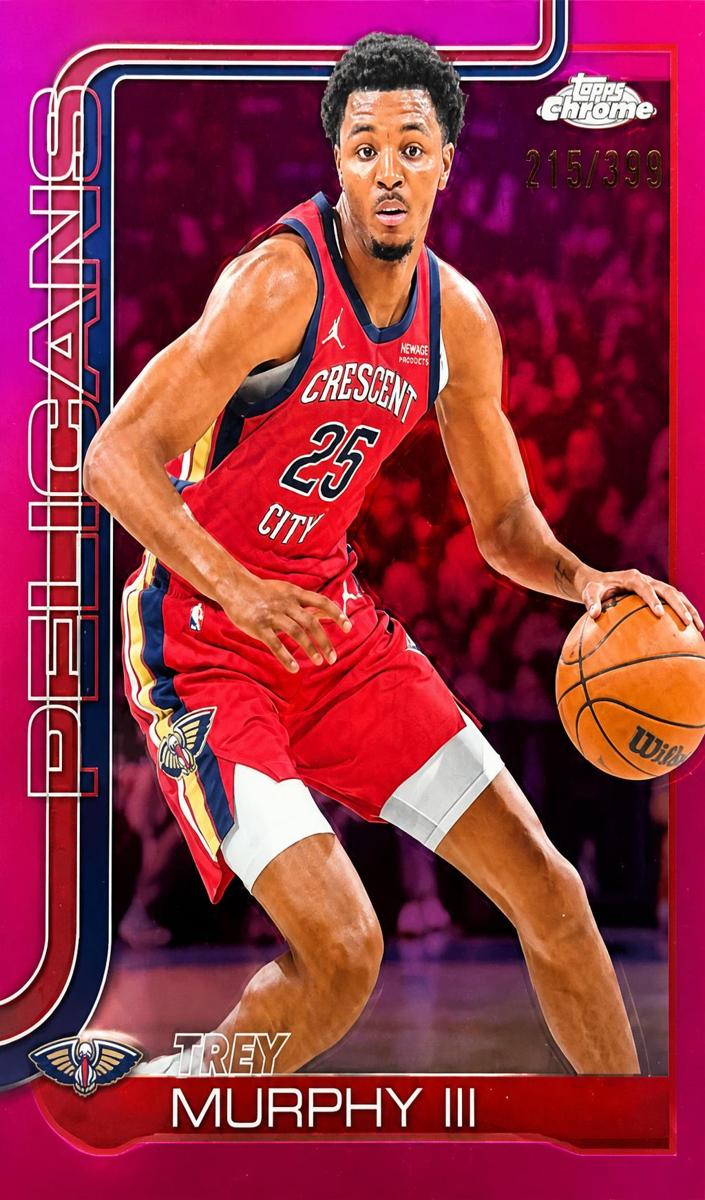 Trey Murphy III 2025-26 Topps Chrome Basketball card