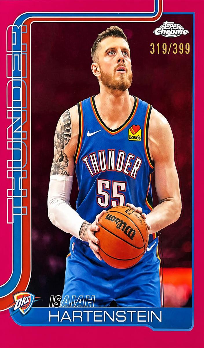 Isaiah Hartenstein 2025-26 Topps Chrome Basketball card