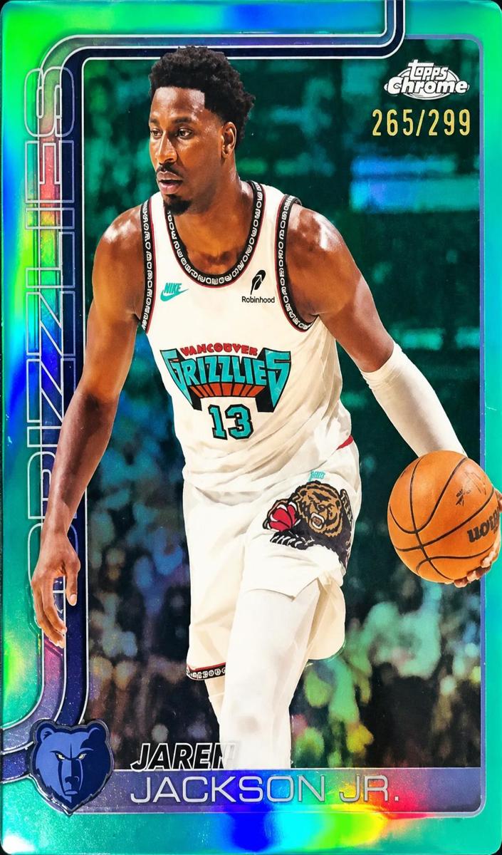 Jaren Jackson Jr. 2025-26 Topps Chrome Basketball card