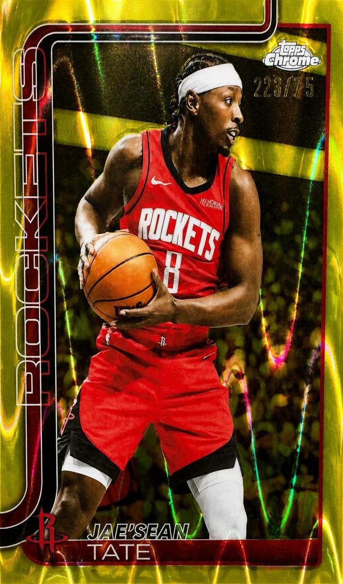 Jae'Sean Tate 2025-26 Topps Chrome Basketball card