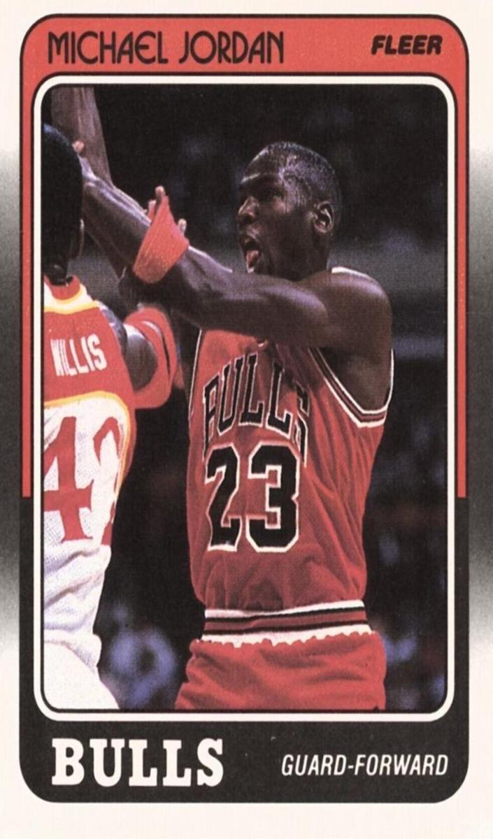 1988 Fleer #17 Michael Jordan front