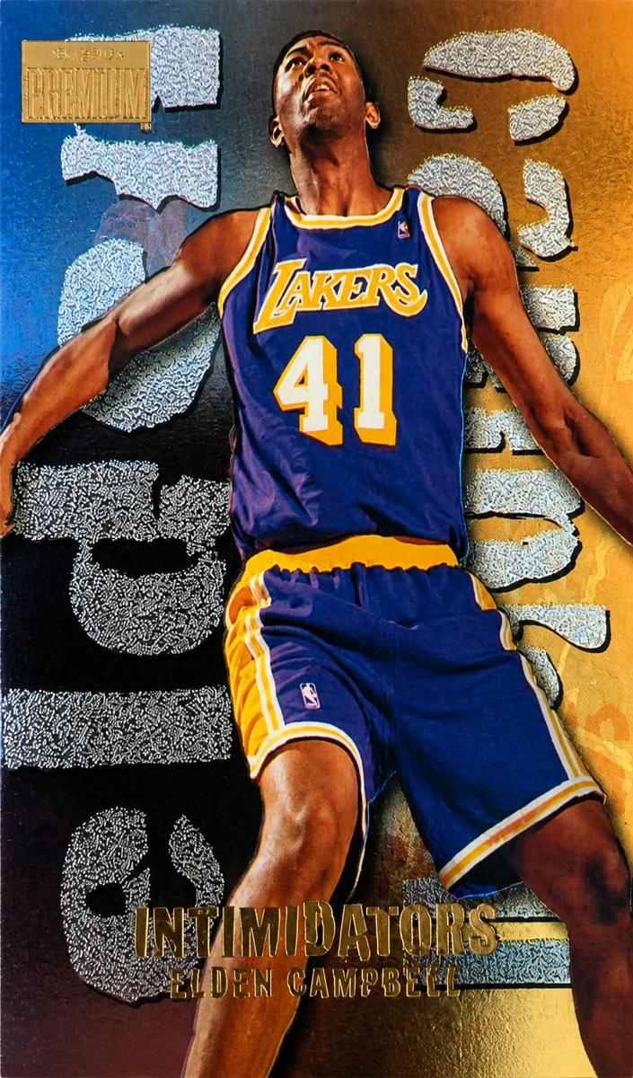 1996 Skybox Premium Elden Campbell #4 card