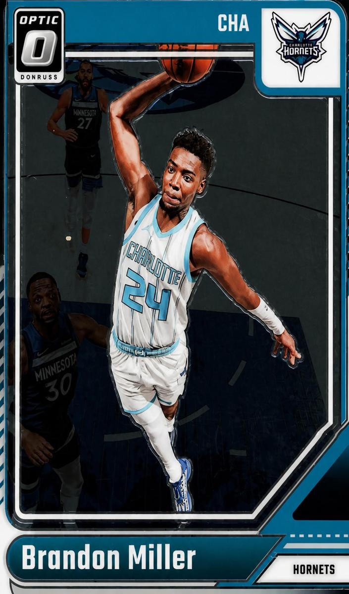 Brandon Miller 2024-25 Donruss Optic Basketball card