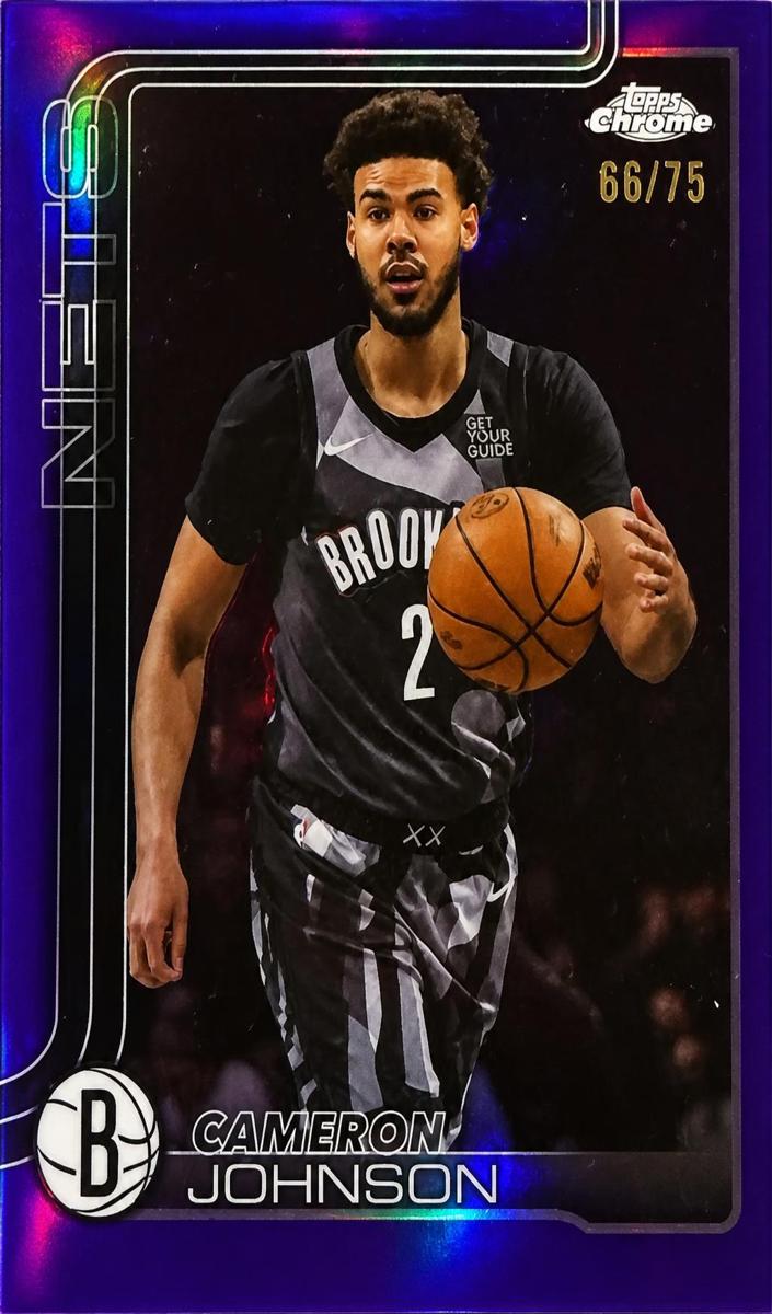 Cameron Johnson 2025-26 Topps Chrome Basketball card