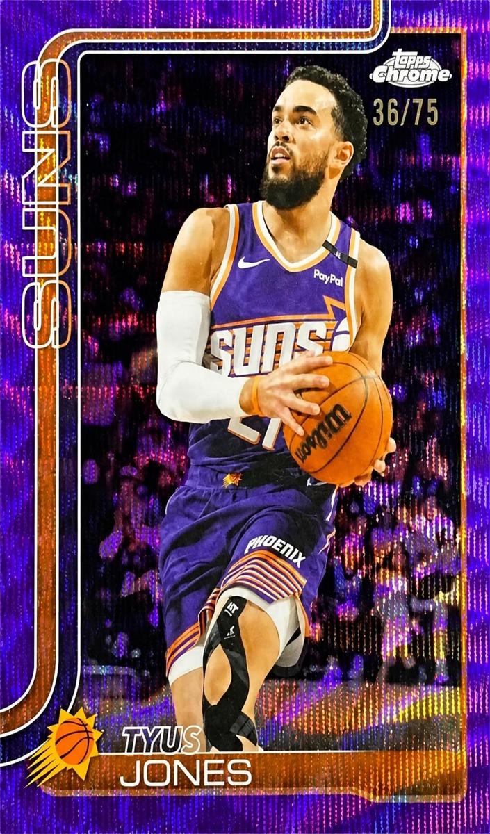 Tyus Jones 2025-26 Topps Chrome Basketball card