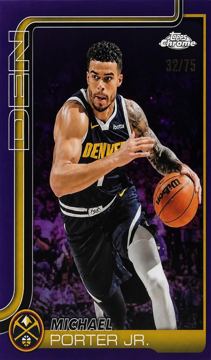Michael Porter Jr. 2025-26 Topps Chrome Basketball card