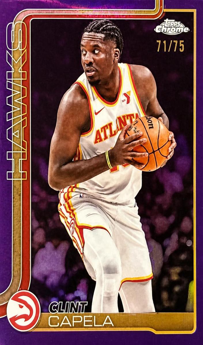Clint Capela 2025-26 Topps Chrome Basketball card
