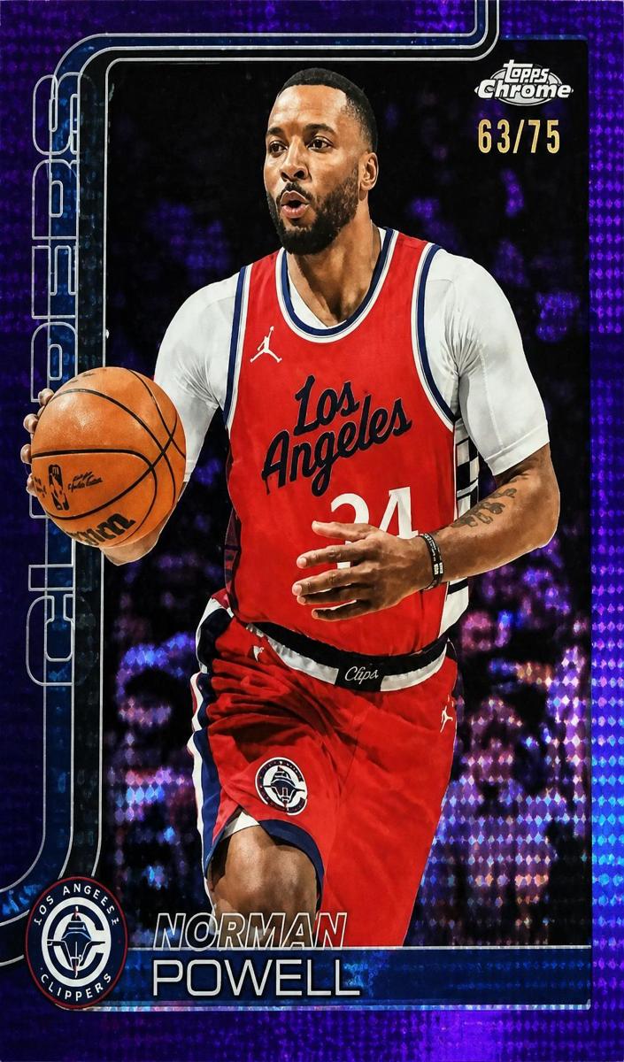 Norman Powell 2025-26 Topps Chrome Basketball card