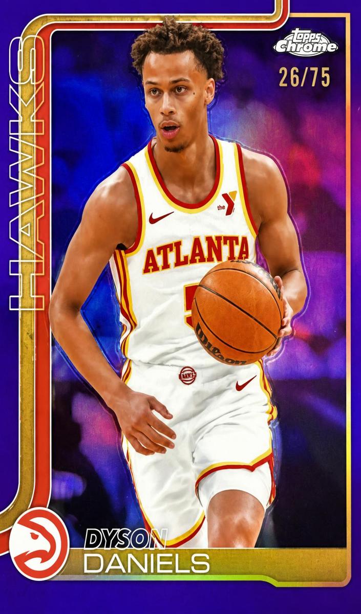 Dyson Daniels 2025-26 Topps Chrome Basketball card