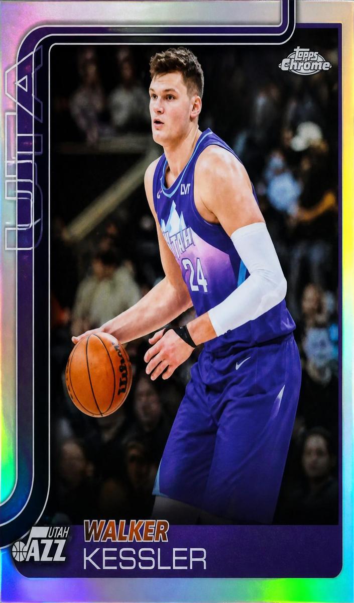 Walker Kessler 2025-26 Topps Chrome Basketball card