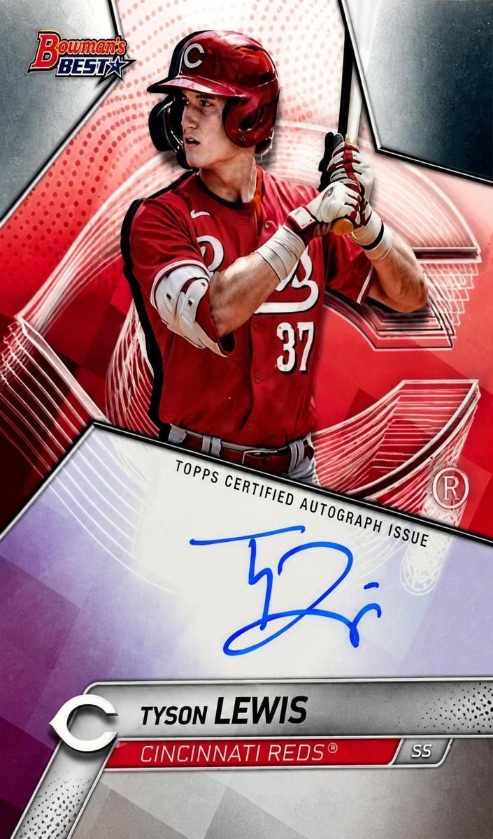 2025 Bowman's Best Tyson Lewis #B25-TLE card