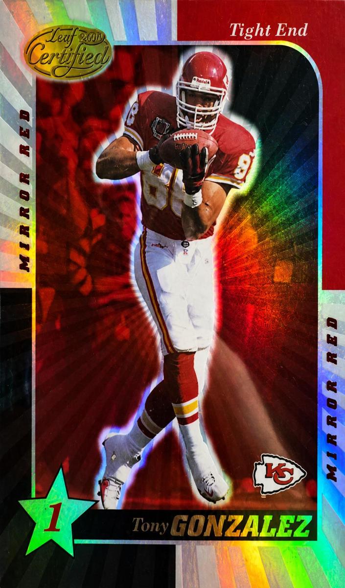 1999 Tony Gonzalez [Mirror Red] #49
