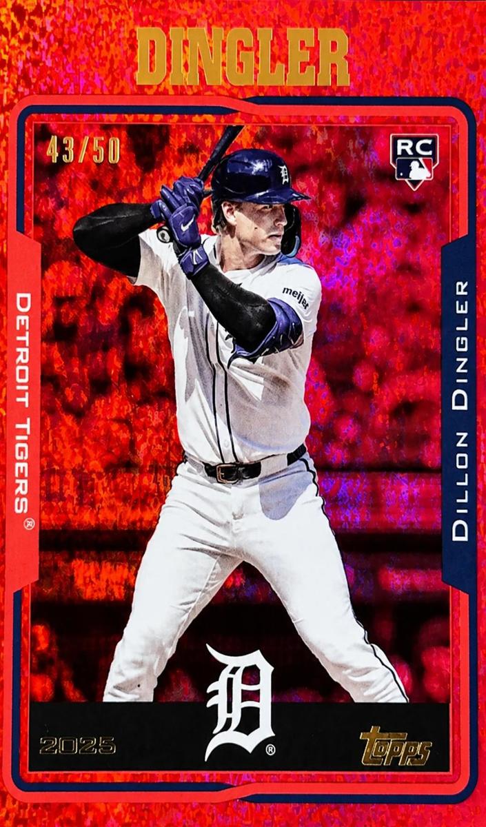 2025 Dillon Dingler [Red Hot Foilboard] #266
