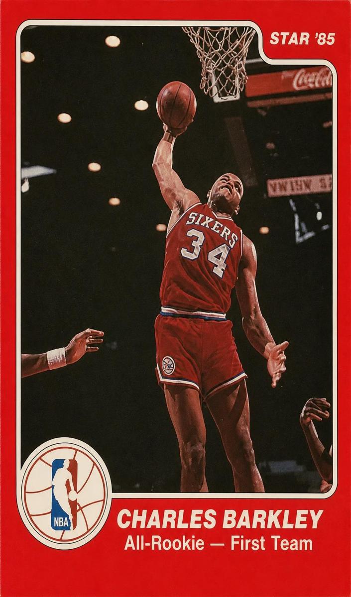 1985 Star Charles Barkley #3 card