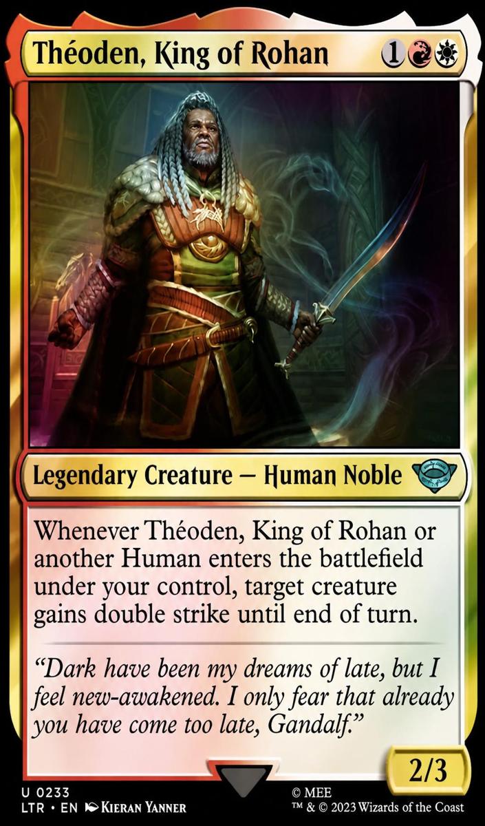 2023 Theoden, King of Rohan [Foil] #233