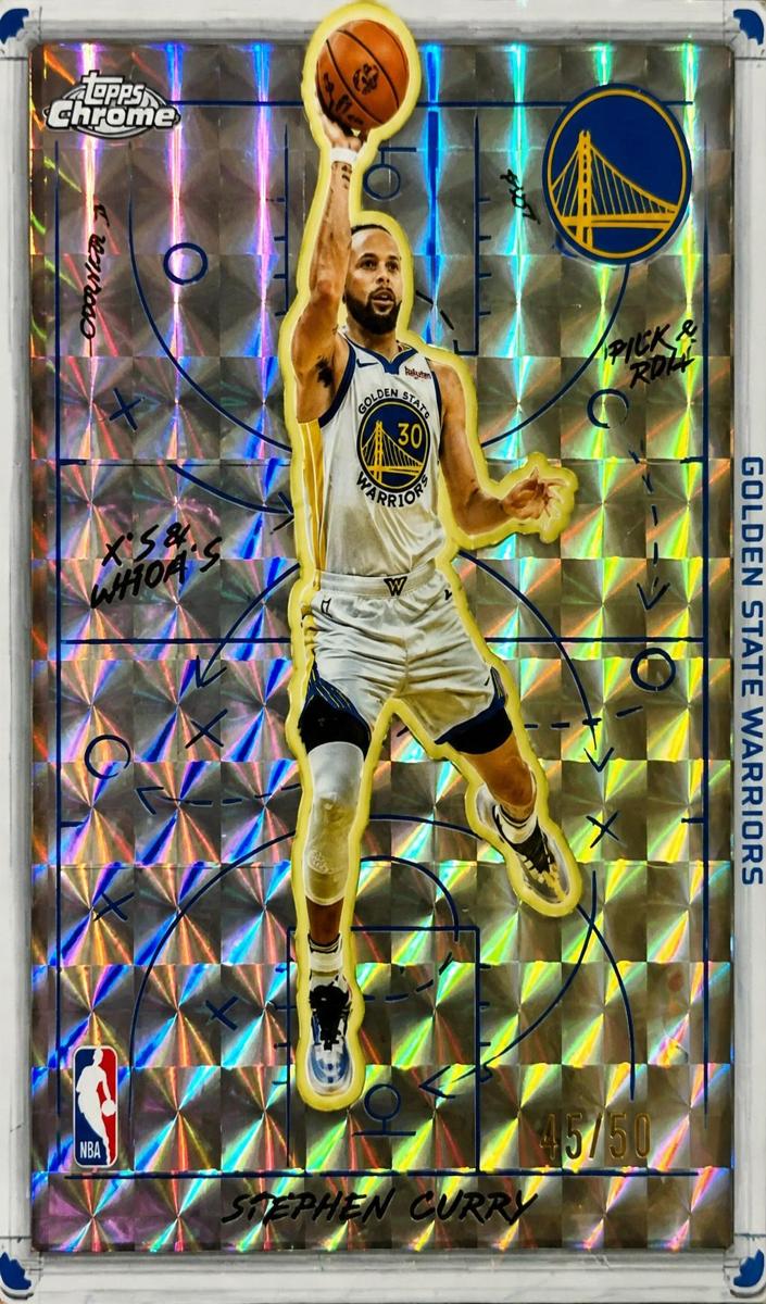 2025 Topps Topps Chrome Gold #XW-5 Stephen Curry front