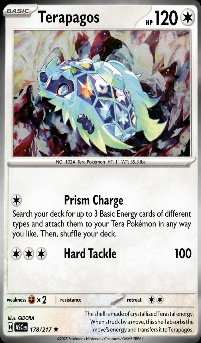Terapagos 2026 Pokemon Mega Evolution Ascended Heroes