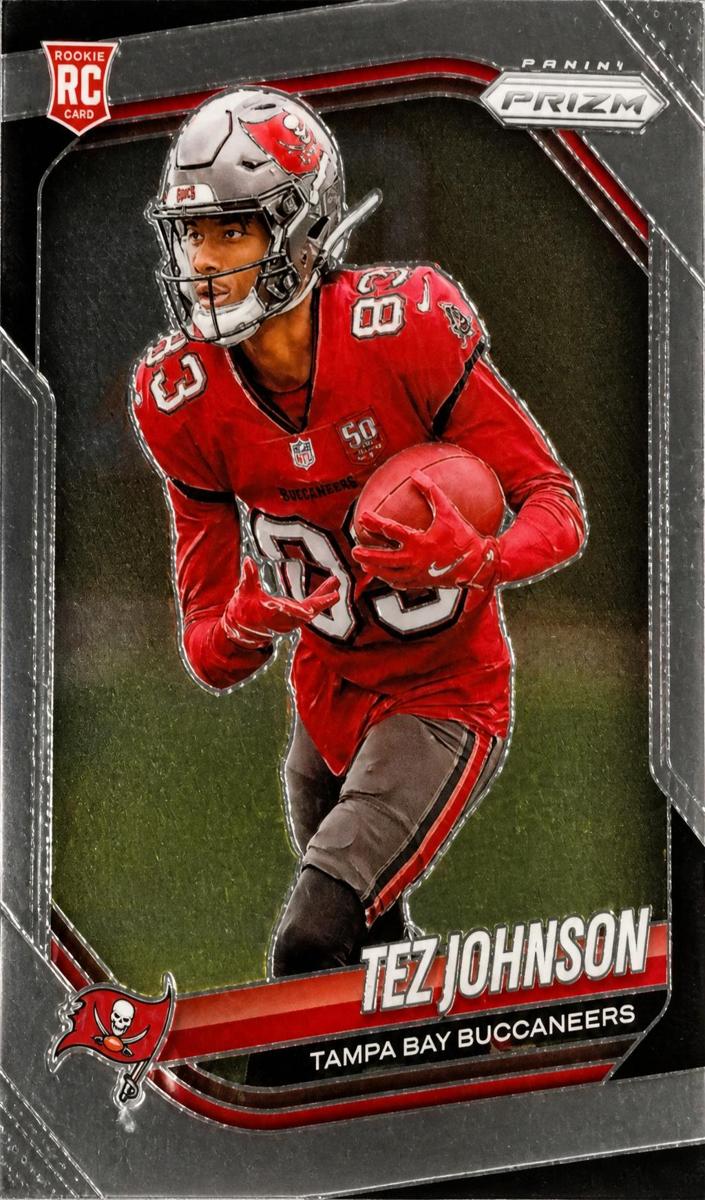 Tez Johnson 2025 Prizm Football card