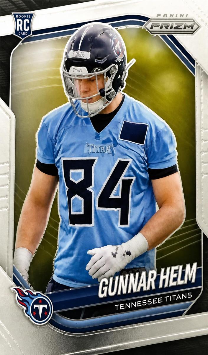 Gunnar Helm 2025 Prizm Football card