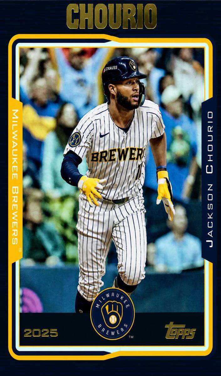 2025 Jackson Chourio [Black Foilboard] #268