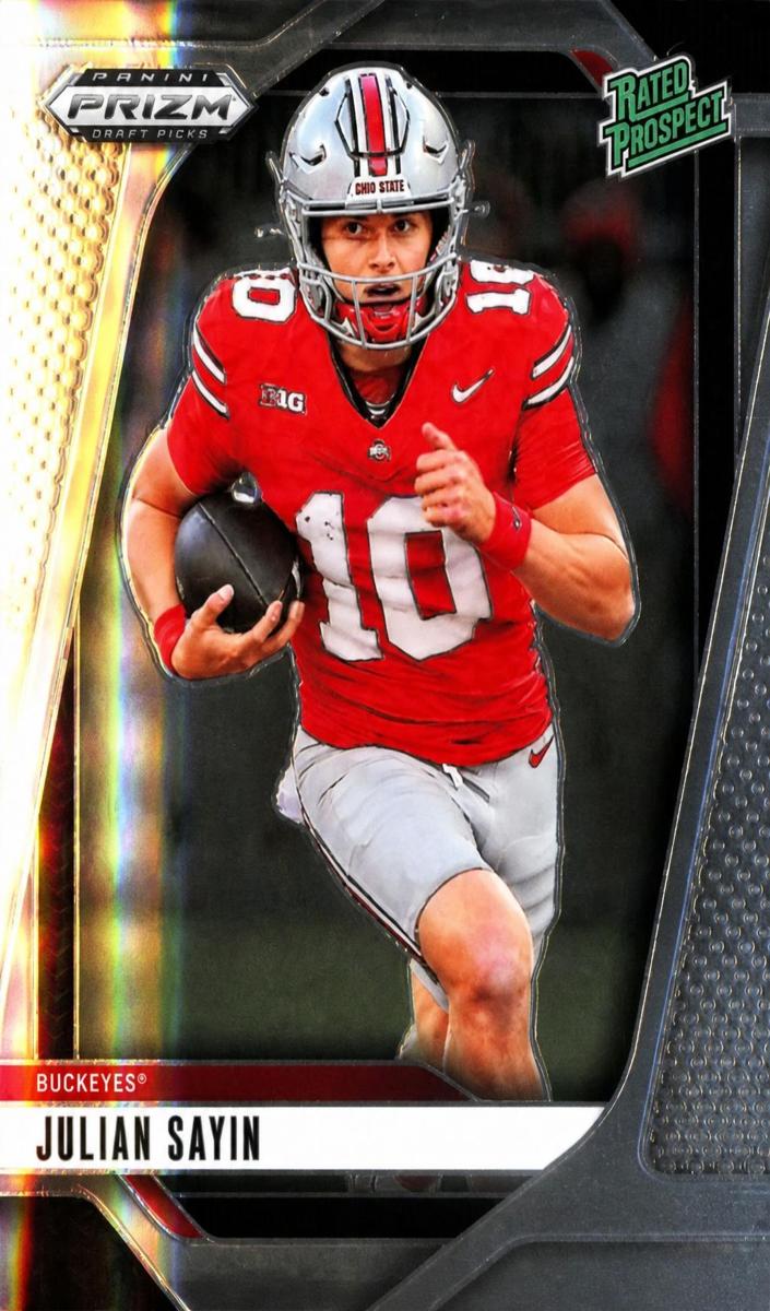Julian Sayin 2025 Prizm Draft Picks card