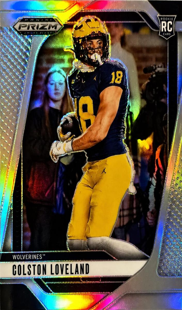 Colston Loveland 2025 Prizm Draft Picks card