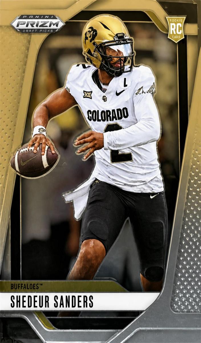 Shedeur Sanders 2025 Prizm Draft Picks card
