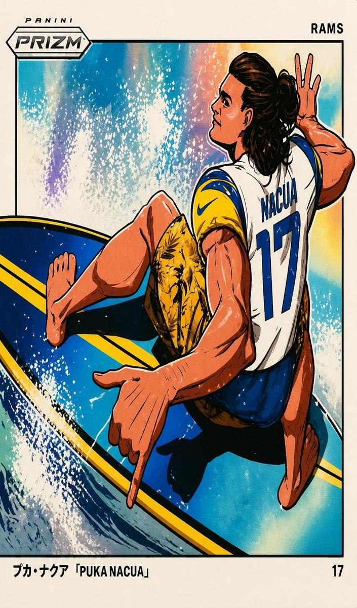 2024 Panini Prizm Manga Puka Nacua #M-PNU card