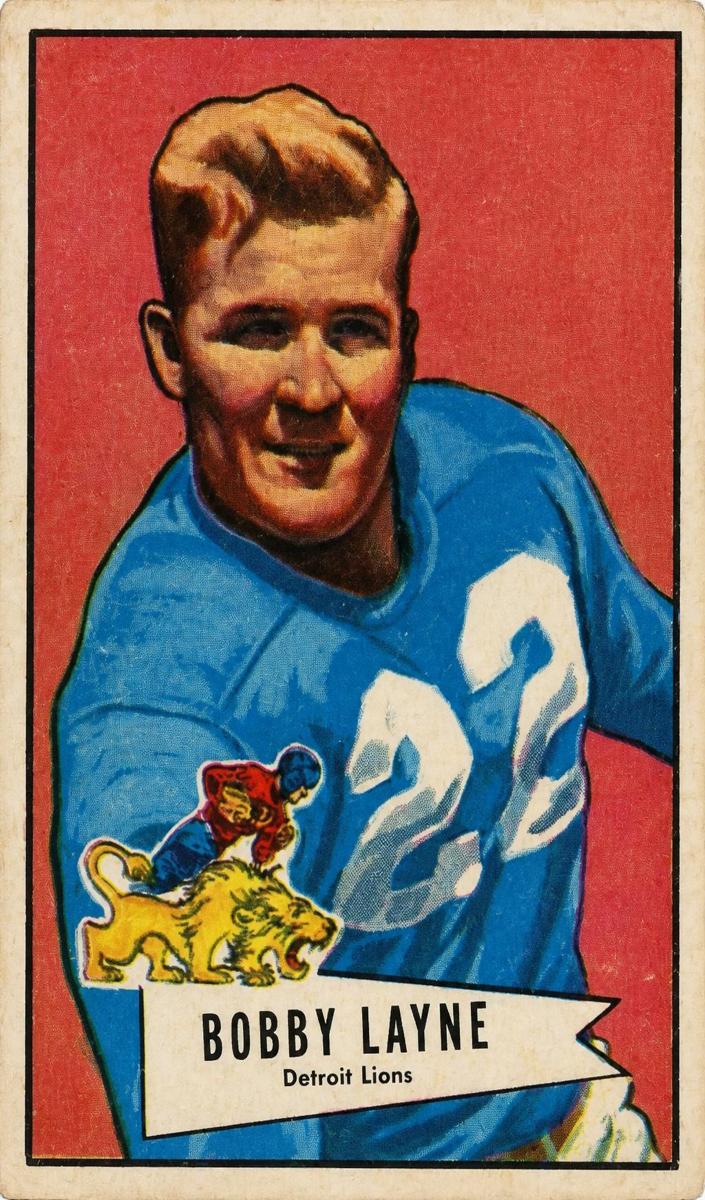 1952 Bobby Layne #78