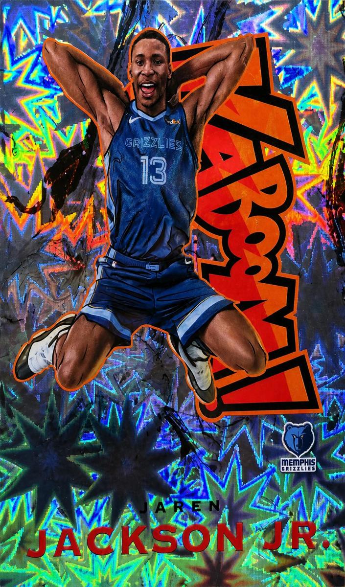 2018 Panini Crown Royale Jaren Jackson Jr. #24 card