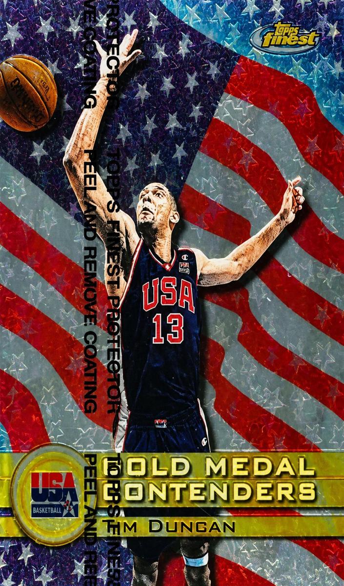1999 Topps Finest Tim Duncan #225 card