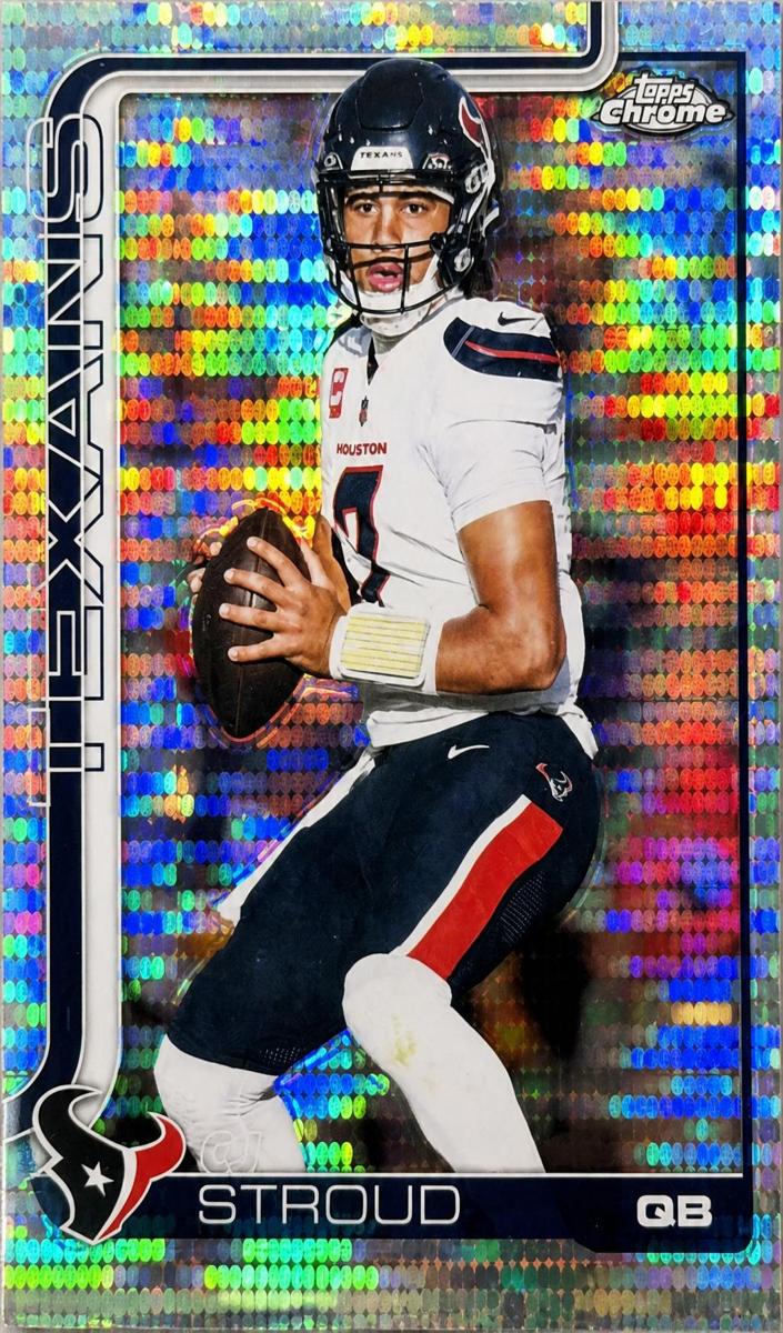 CJ Stroud 2025 Topps Chrome Football card