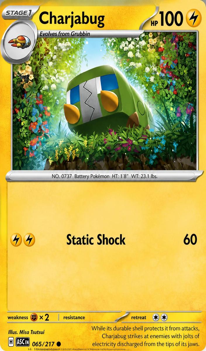 Charjabug 2026 Pokemon Mega Evolution Ascended Heroes