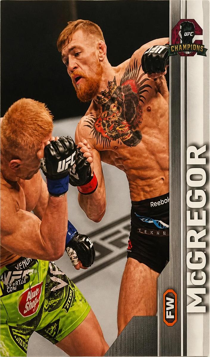 2015 Topps UFC Champions Conor McGregor #147 card