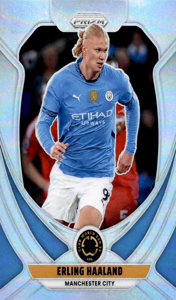 2025 Panini Prizm FIFA Club World Cup Erling Haaland [Silver] #136 card