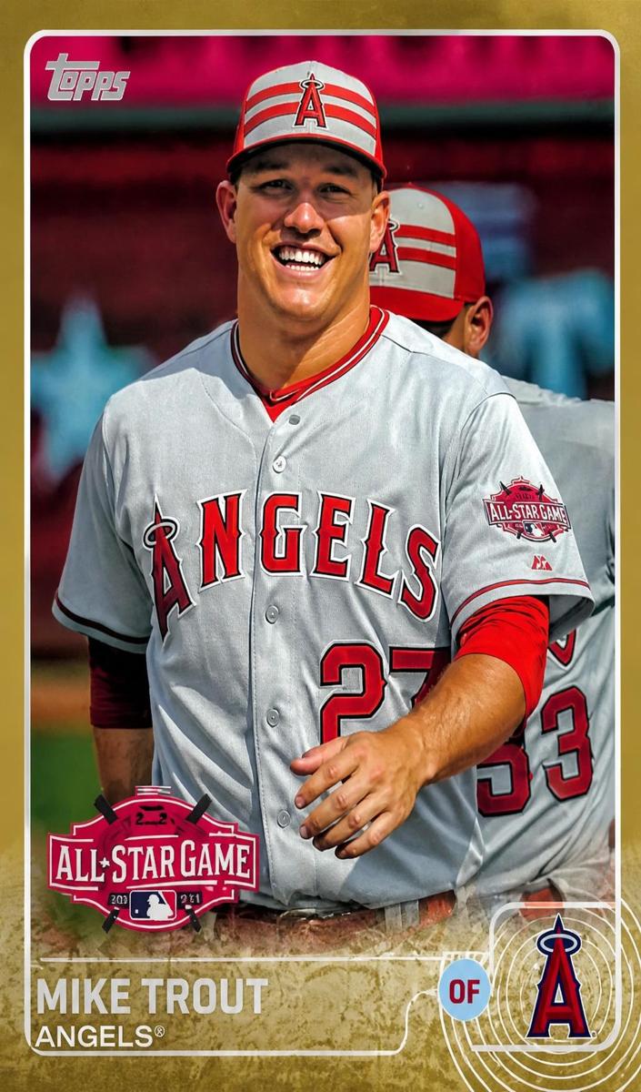 2015 Mike Trout [Gold] #US364