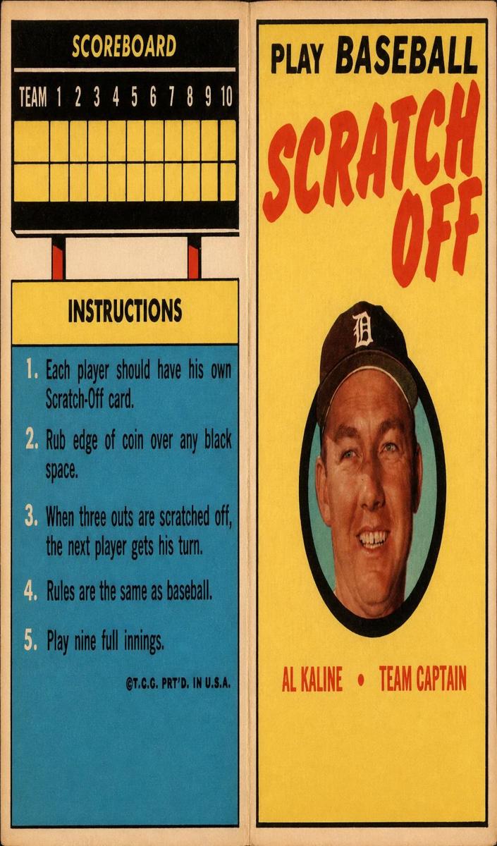 1971 Al Kaline #NNO