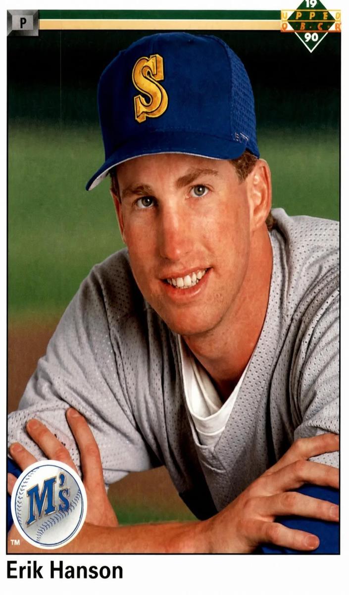 1990 Upper Deck Erik Hanson #235 card