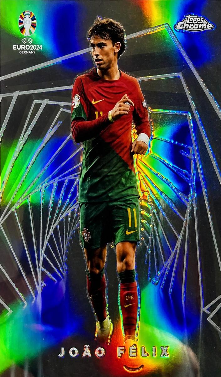 2024 Topps Chrome UEFA Euro Joao Felix #H-7 card