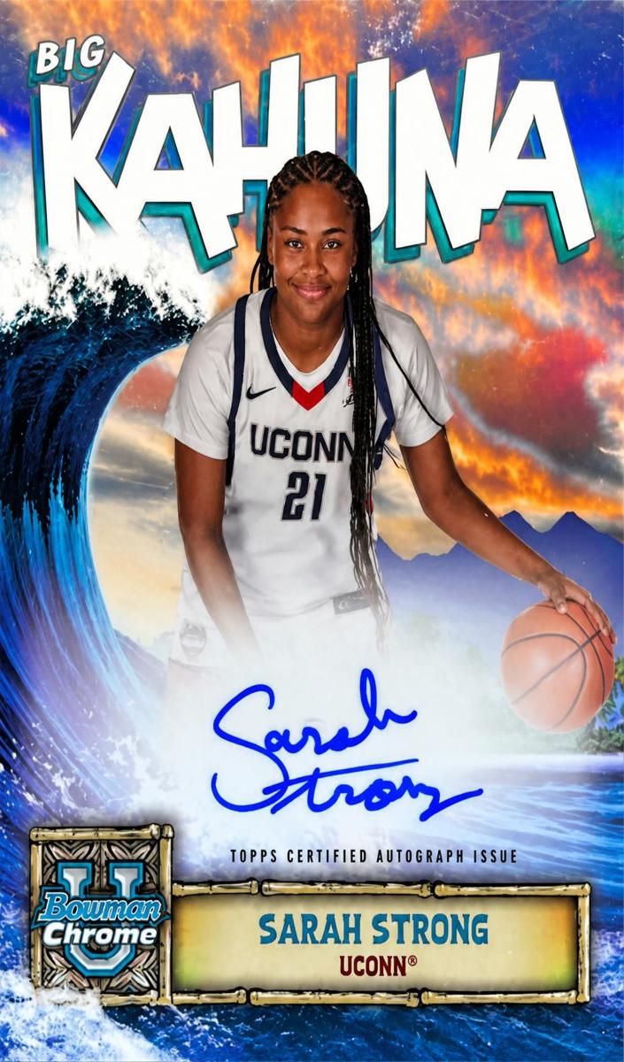 2024 Bowman Chrome University The Big Kahuna Autograph Sarah Strong #BKA-SS card