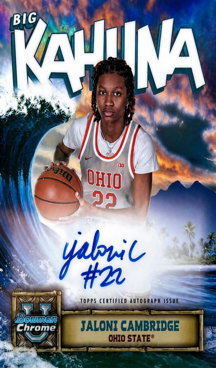2024 Bowman Chrome University Jaloni Cambridge #BKA-JC card